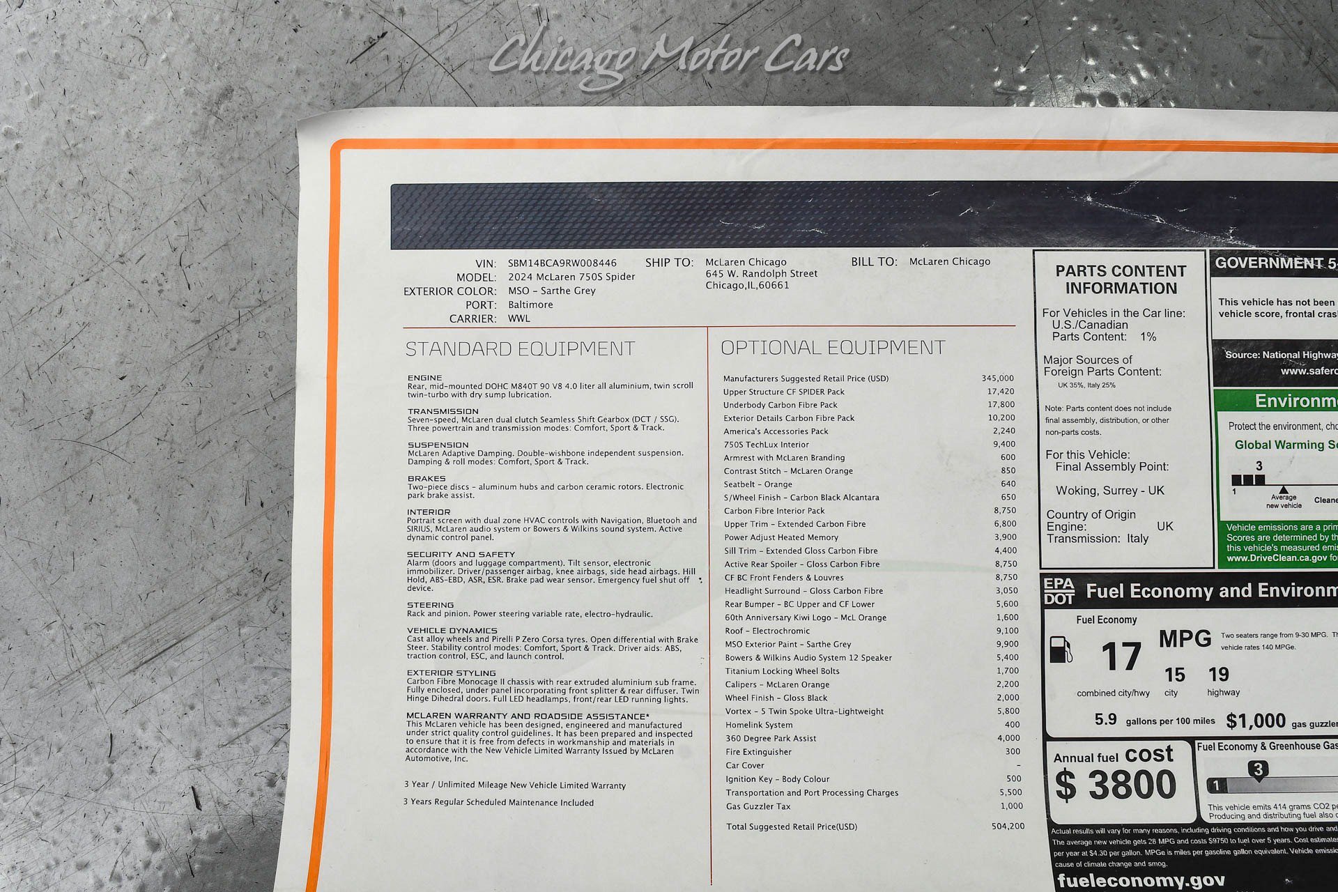 Used 2024 McLaren 750S Spider photo 31