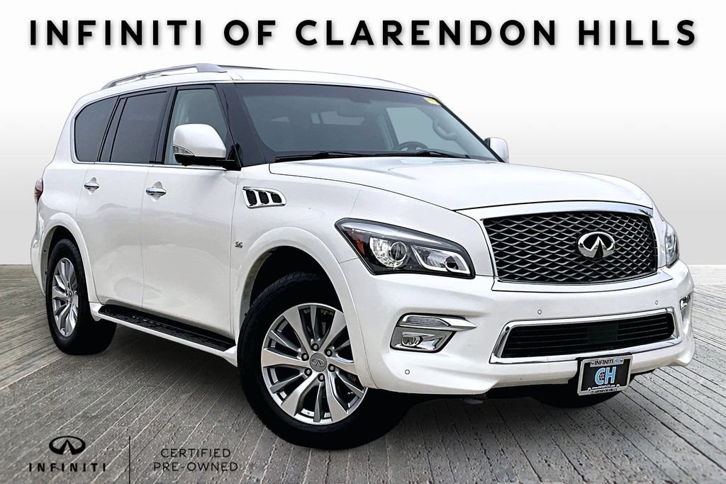 Certified 2016 INFINITI QX80 4WD w/ Driver's Assistance Package