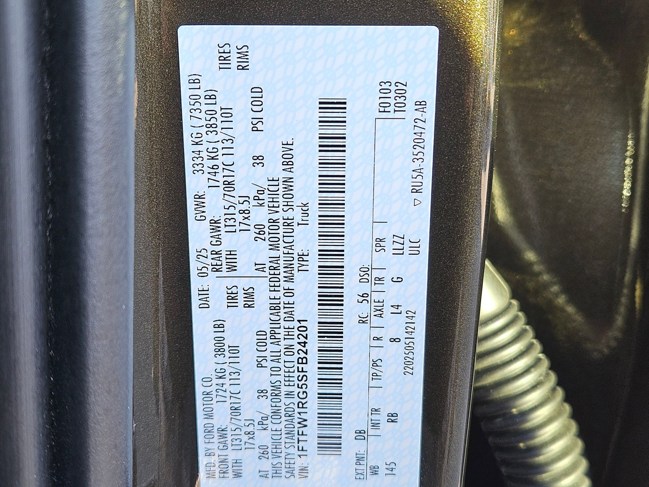 2025 Ford F150 Raptor