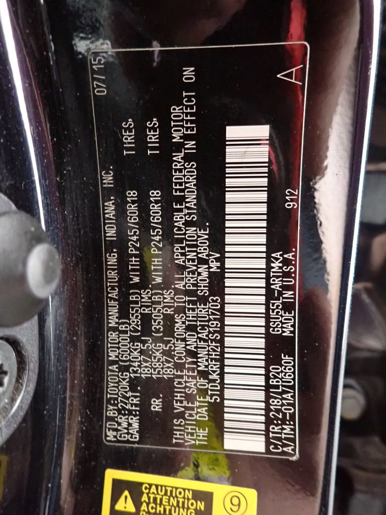 2015 Toyota Highlander XLE