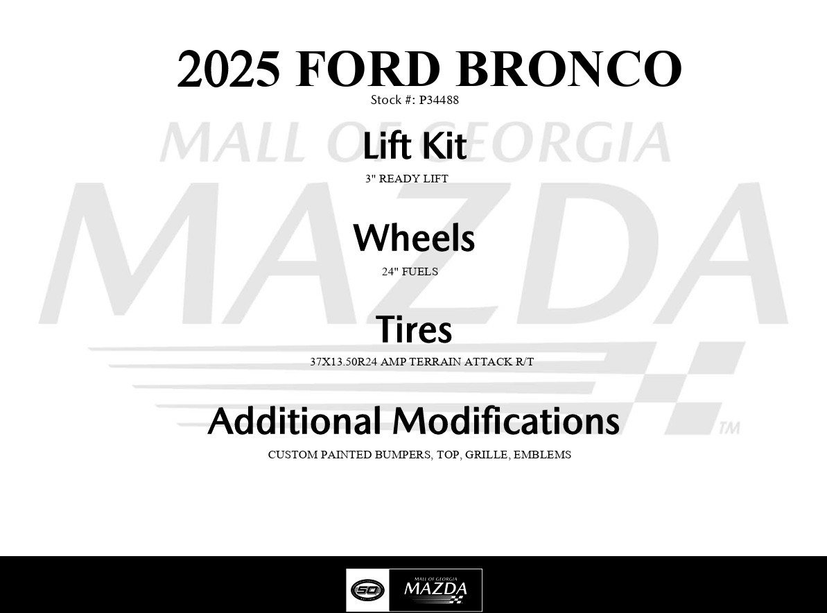 2025 Ford Bronco Outer Banks
