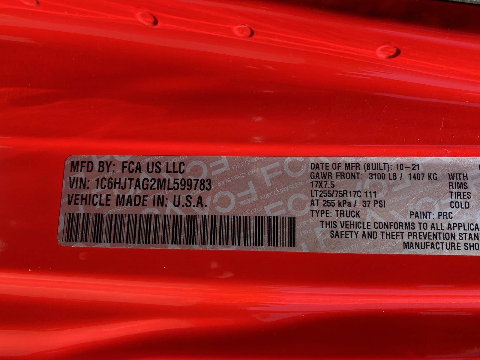 2021 Jeep Gladiator Willys