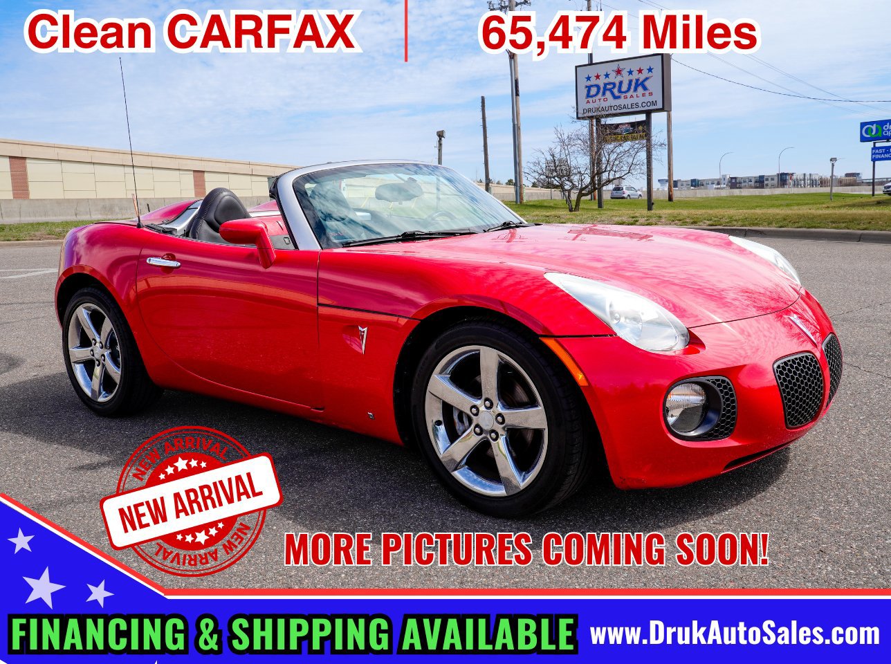 Used 2007 Pontiac Solstice GXP w/ Premium Package