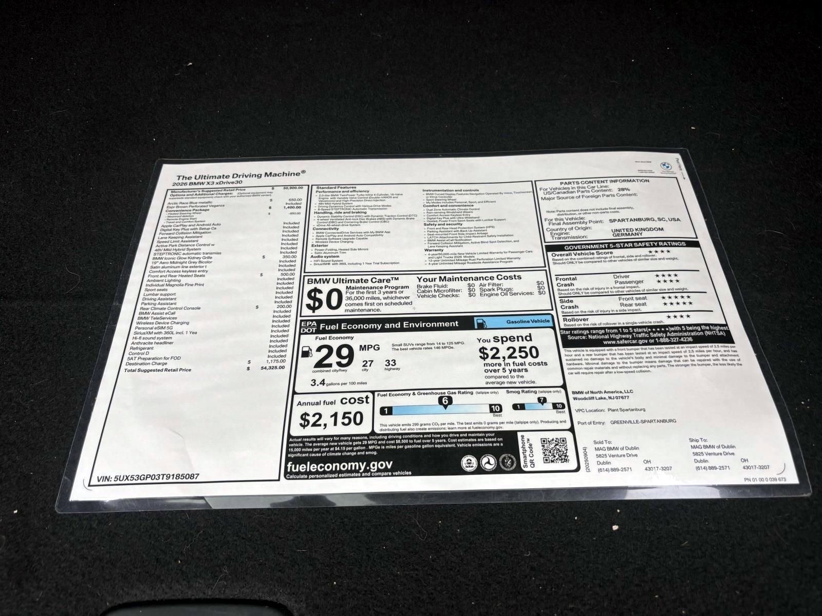 2026 BMW X3 xDrive30