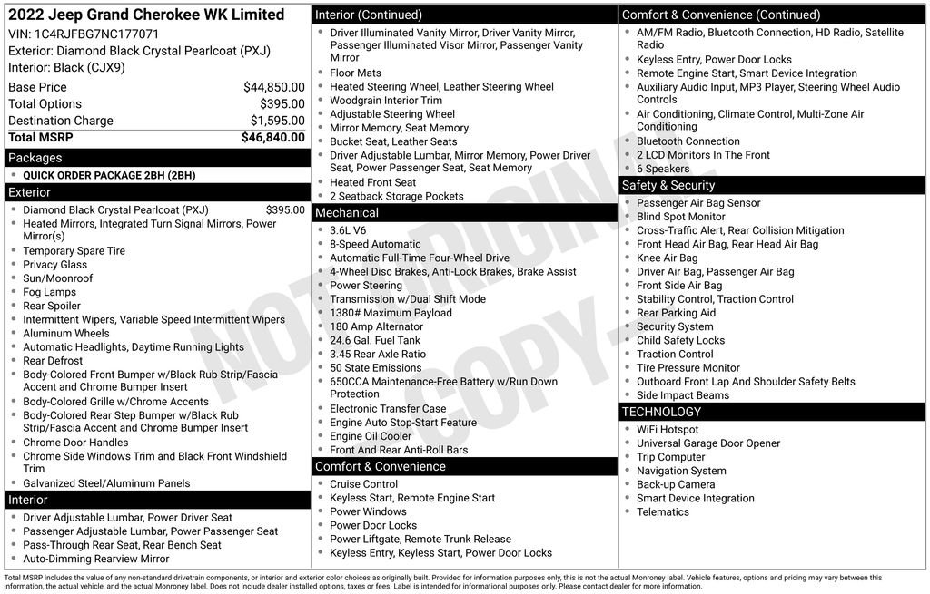 2022 Jeep Grand Cherokee Limited
