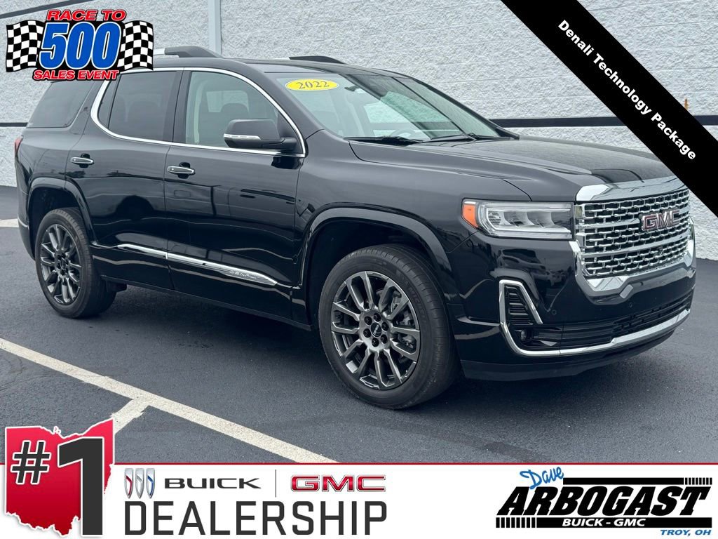 Used 2022 GMC Acadia Denali w/ Black Diamond Edition