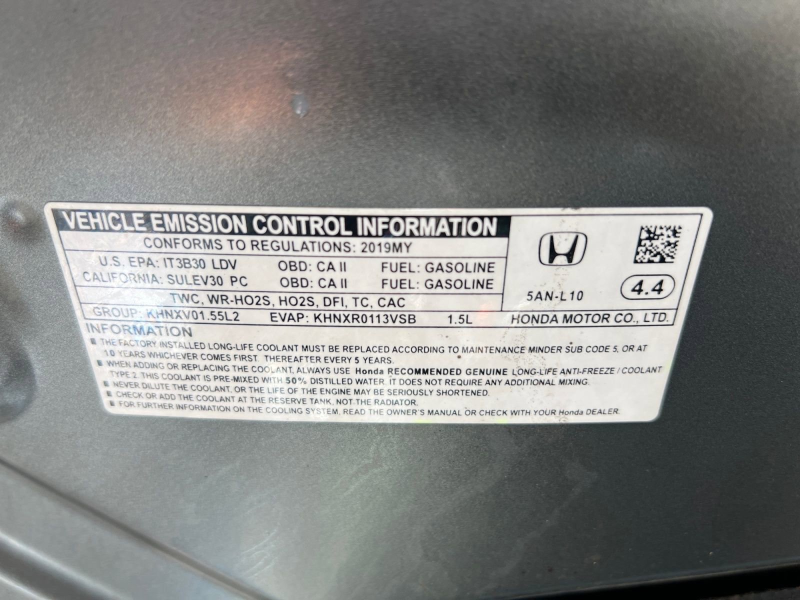 2019 Honda Civic Sport Touring