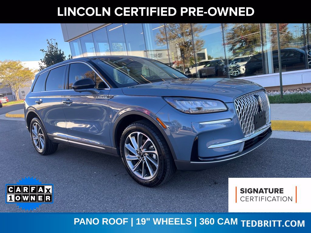 Certified 2024 Lincoln Corsair AWD w/ Equipment Group 101A