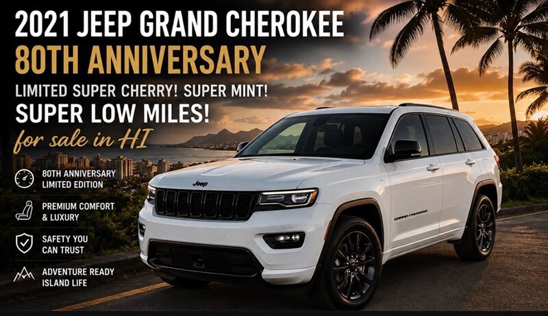Used 2021 Jeep Grand Cherokee Limited w/ Quick Order Package 28K 80th
