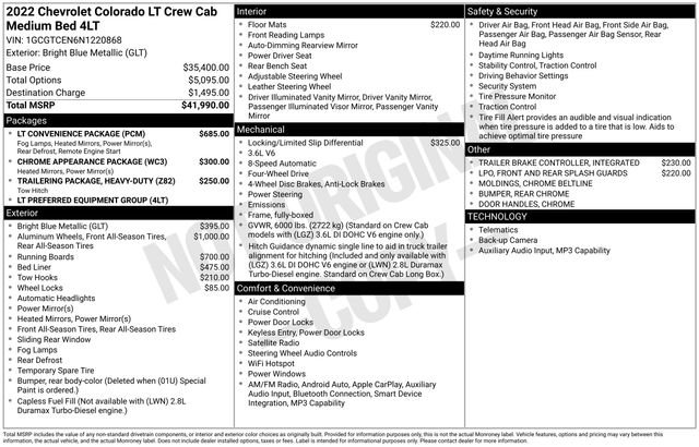 2022 Chevrolet Colorado LT