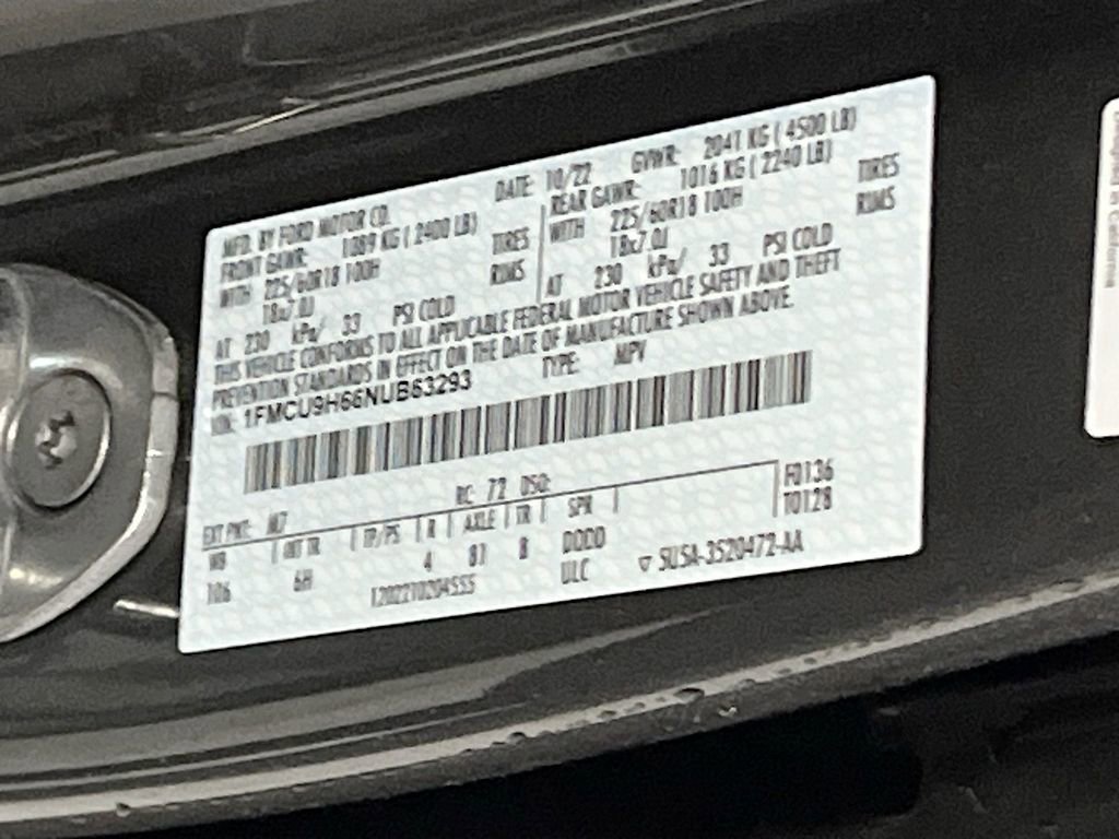 2022 Ford Escape SEL