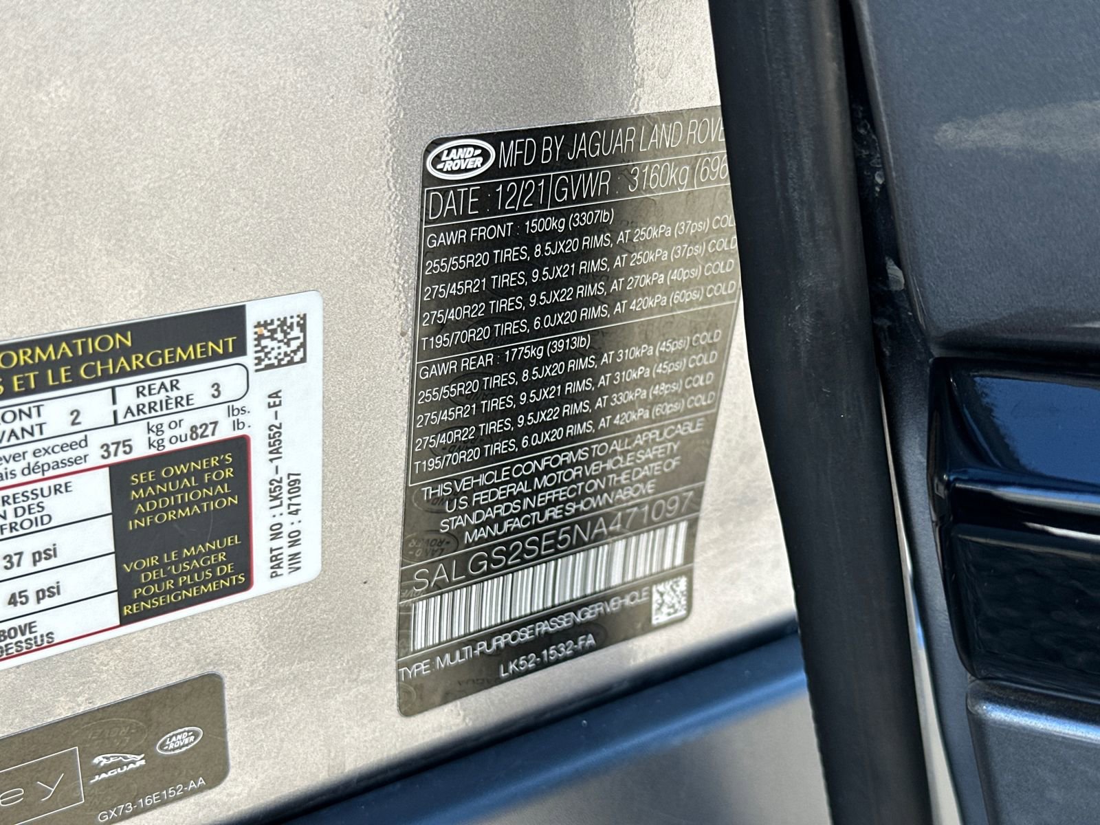 2022 Land Rover Range Rover P525 Westminster Edition