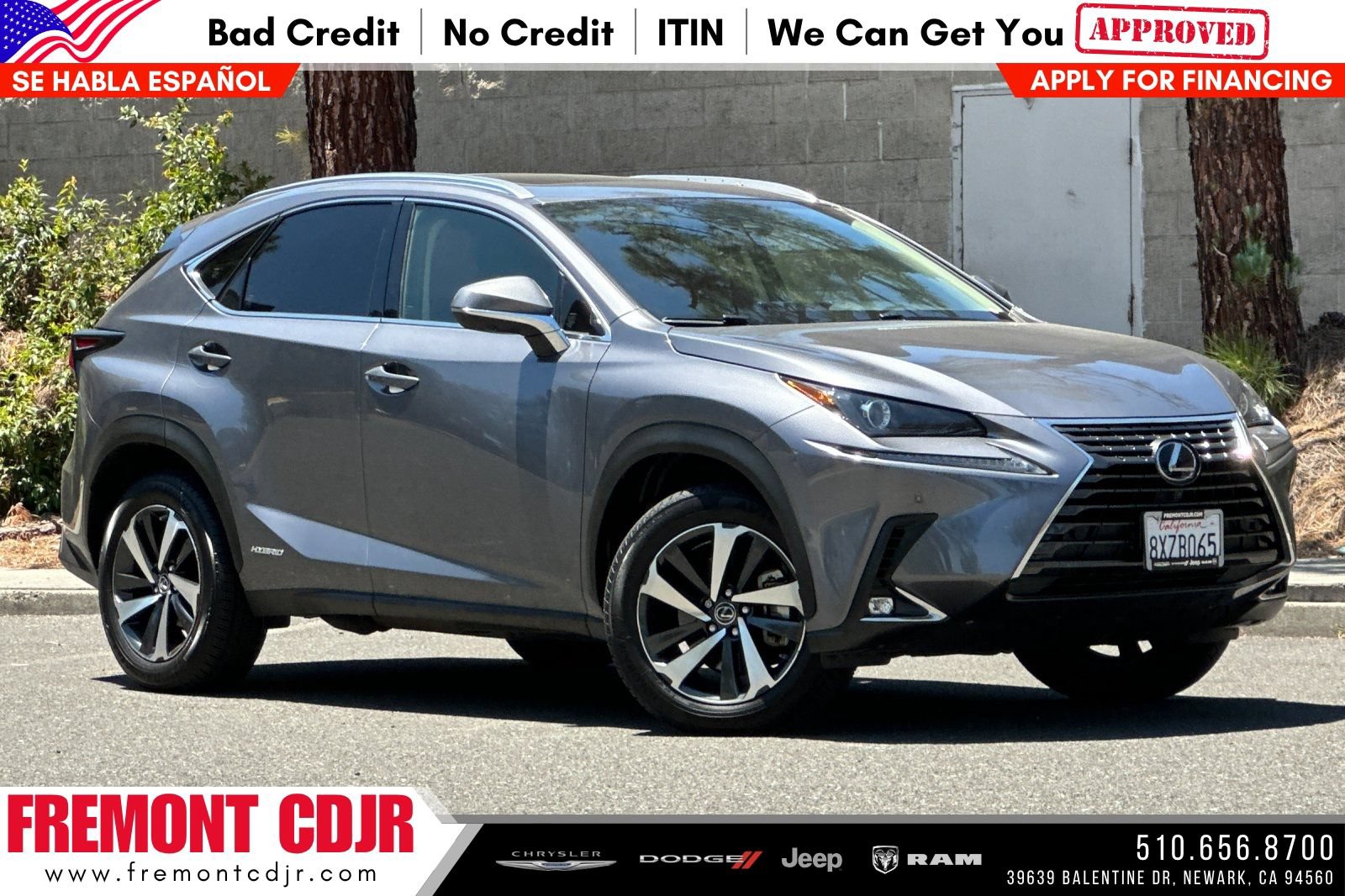 Used Lexus NX 300h Hybrid SUV for Sale Near Me in San Leandro, CA