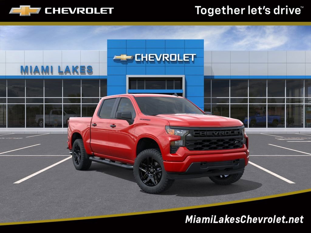 New 2026 Chevrolet Silverado 1500 Custom w/ Turbomax Blackout Package