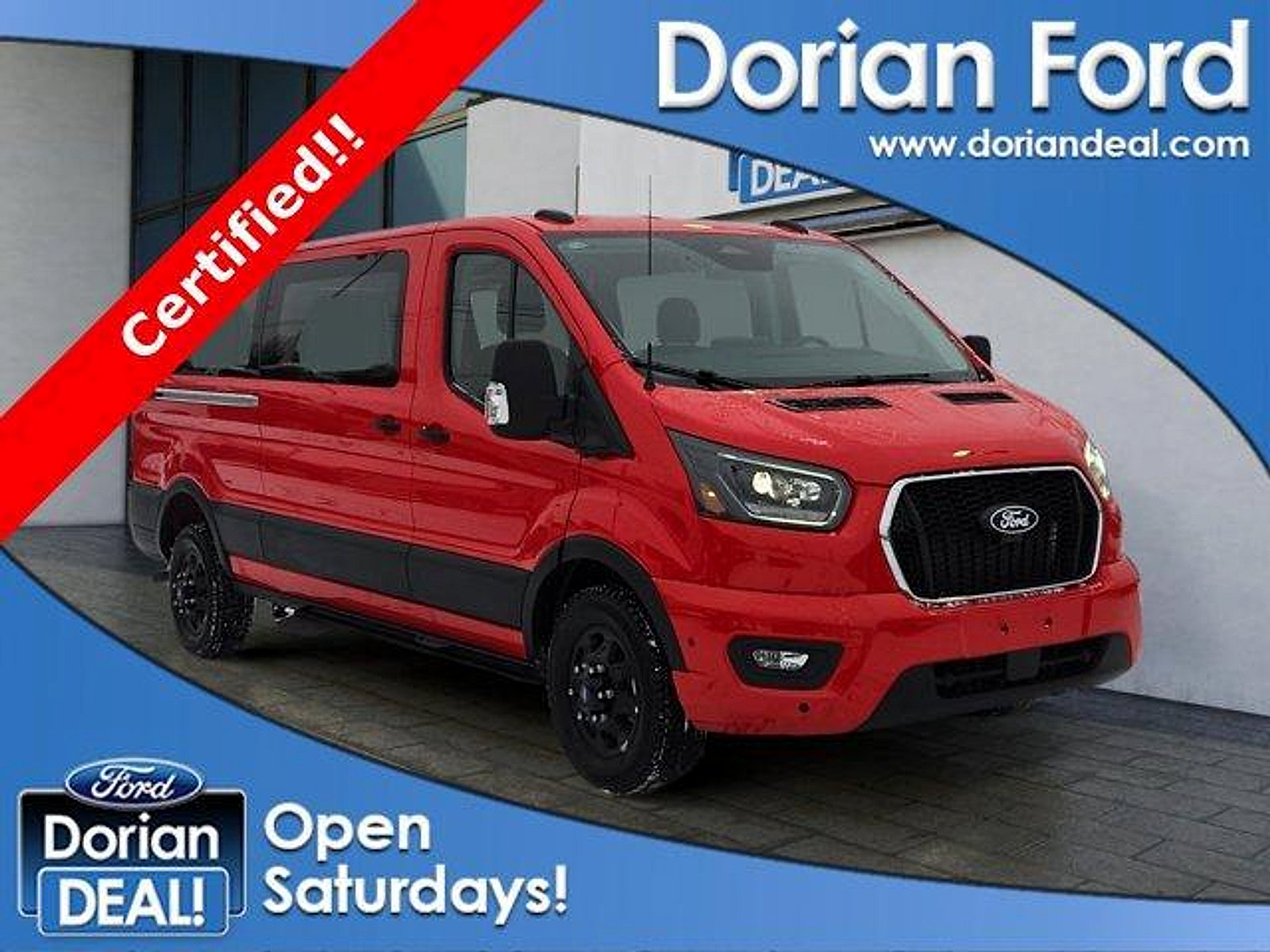 Certified 2026 Ford Transit 350 Low Roof AWD w/ Exterior Upgrade Package