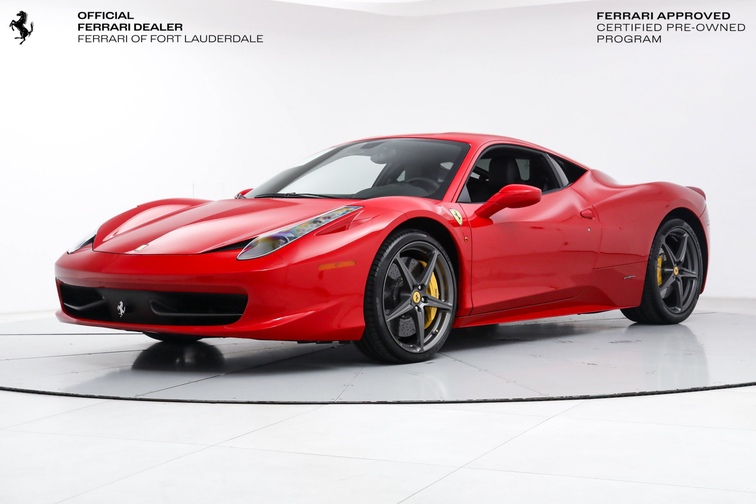 Certified 2015 Ferrari 458 Italia Coupe