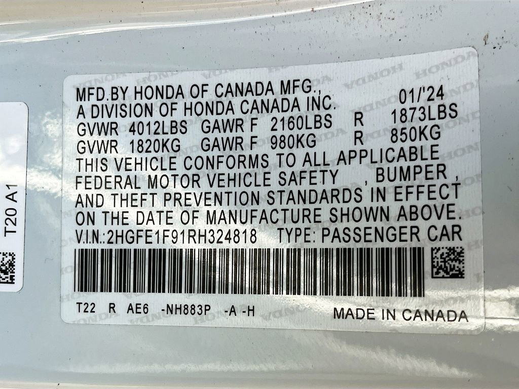 2024 Honda Civic Touring