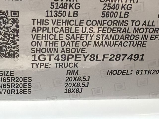 2020 GMC Sierra 2500 AT4