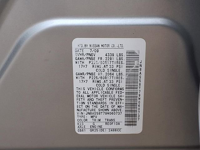 2009 Nissan Rogue SL