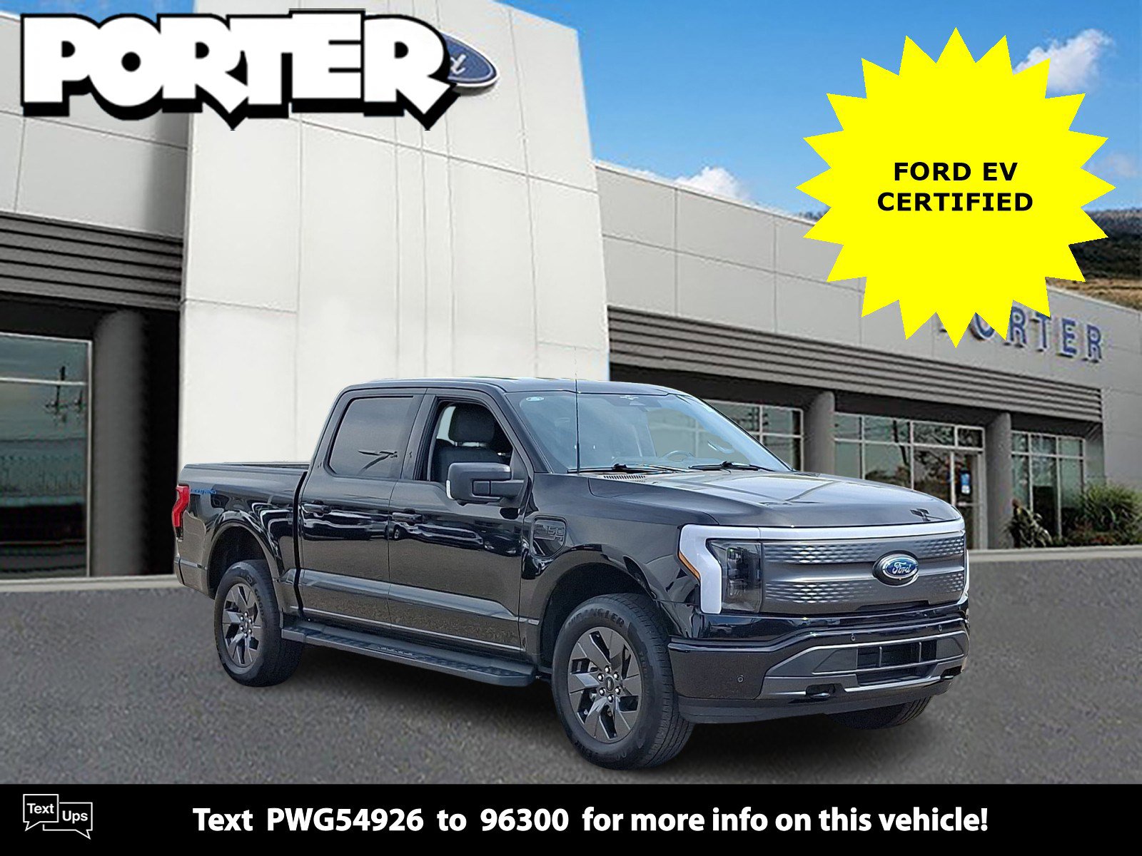 Certified 2023 Ford F150 Lightning XLT w/ Equipment Group 312A High