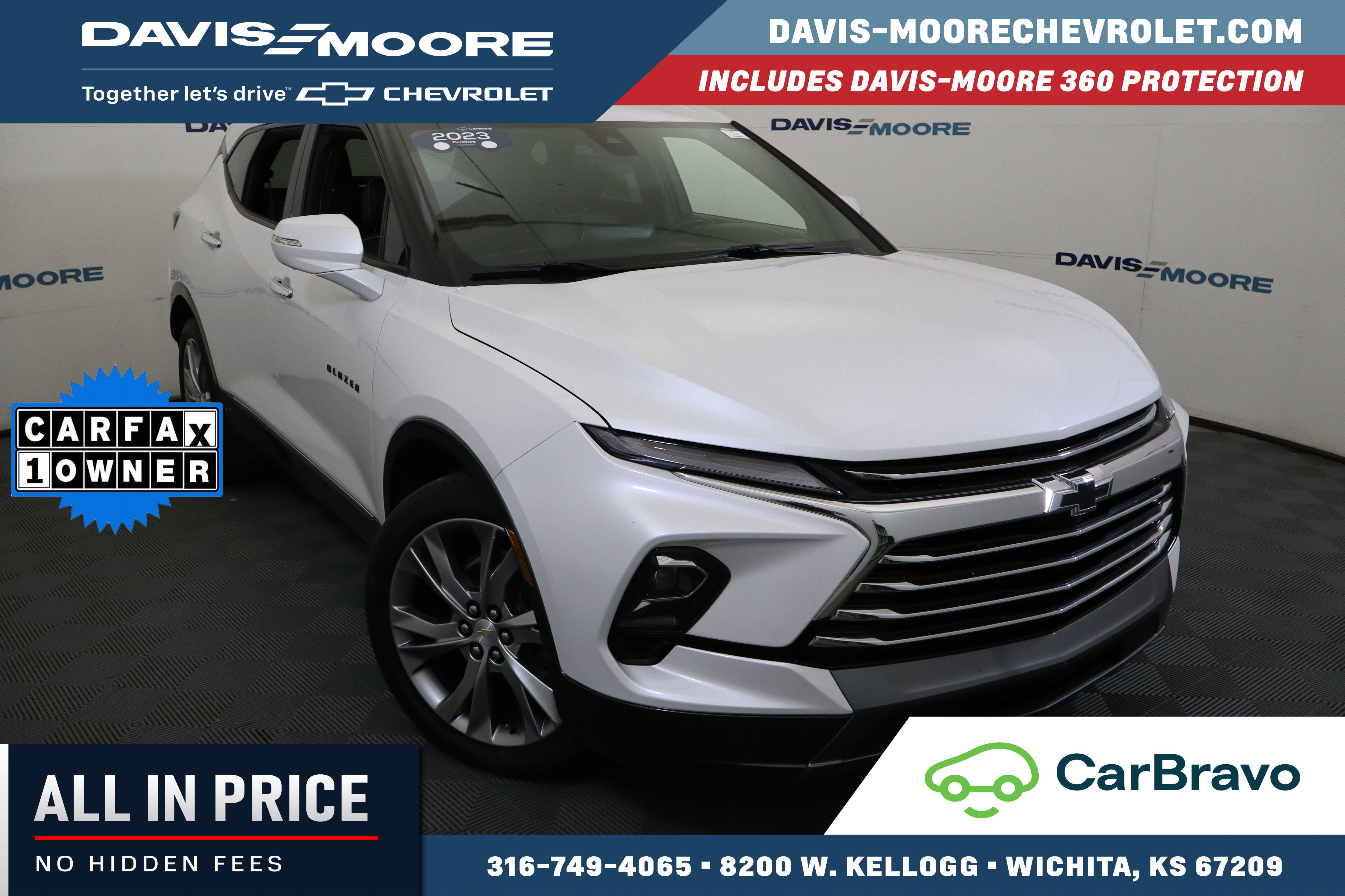 Certified 2023 Chevrolet Blazer Premier w/ Driver Confidence II Package