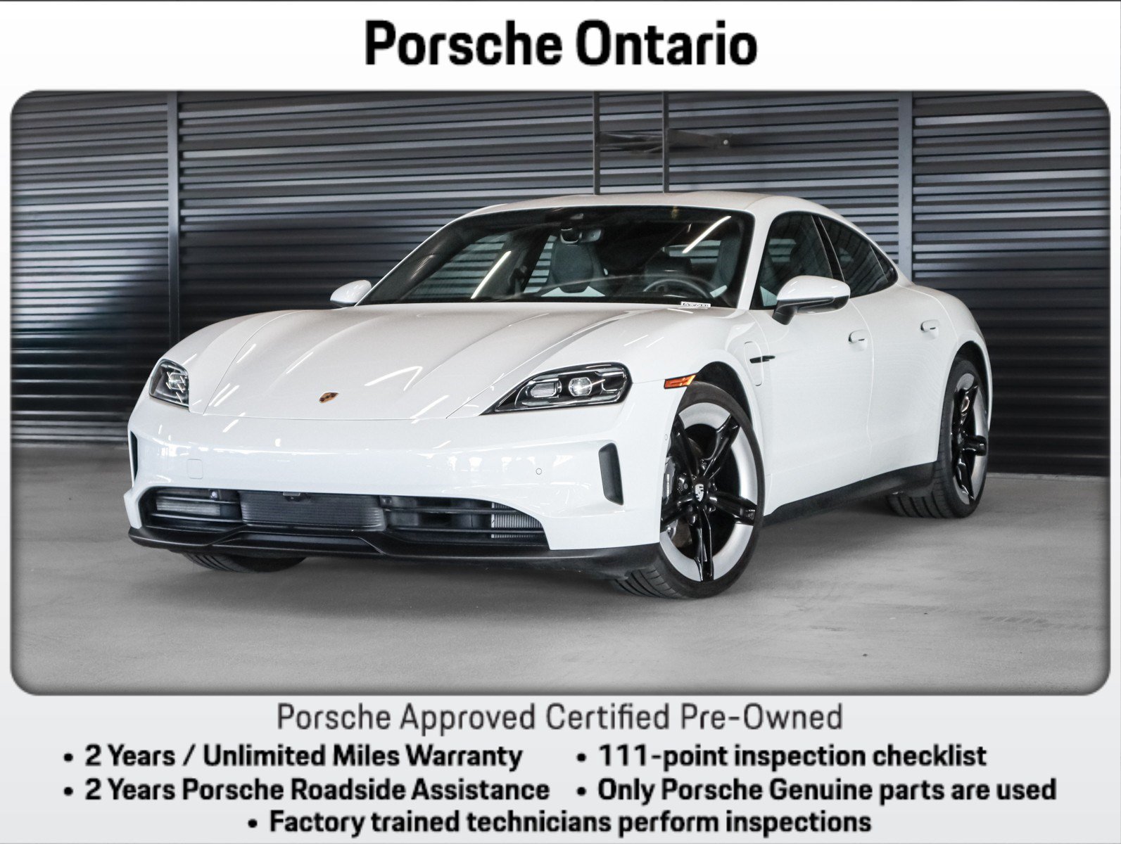 Certified 2025 Porsche Taycan