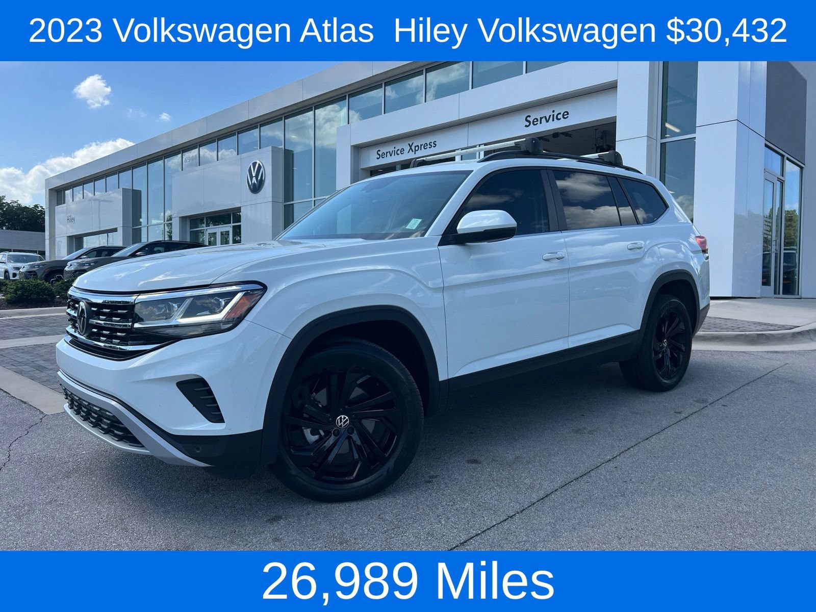Certified 2023 Volkswagen Atlas SE w/ Black Wheel Package