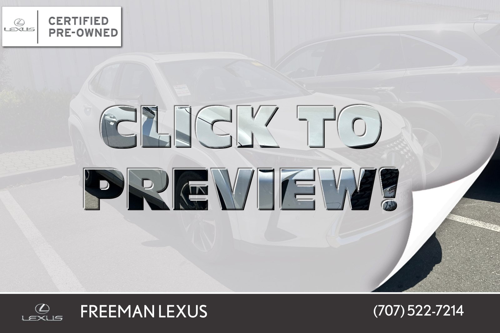 Certified 2024 Lexus UX 250h FWD w/ Premium Package