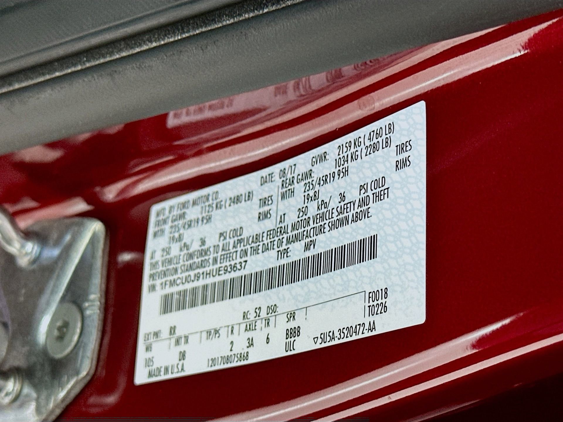 2017 Ford Escape Titanium