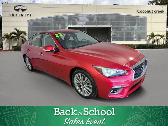 Used 2023 INFINITI Q50 Luxe w/ Cargo Package