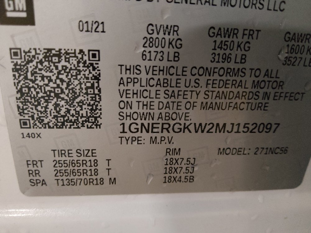 2021 Chevrolet Traverse LT