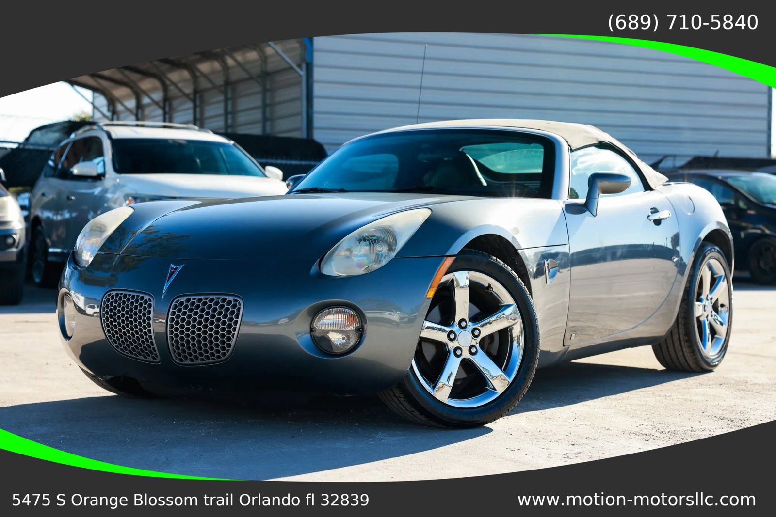 Used 2007 Pontiac Solstice Convertible w/ Premium Package
