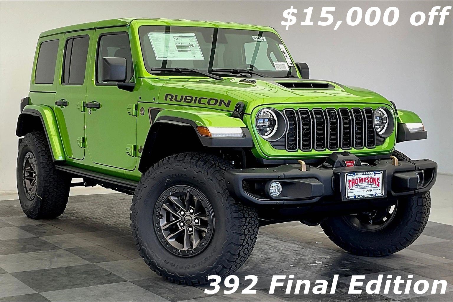 New 2025 Jeep Wrangler Unlimited Rubicon 392