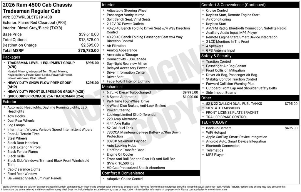 2026 RAM 4500 Tradesman