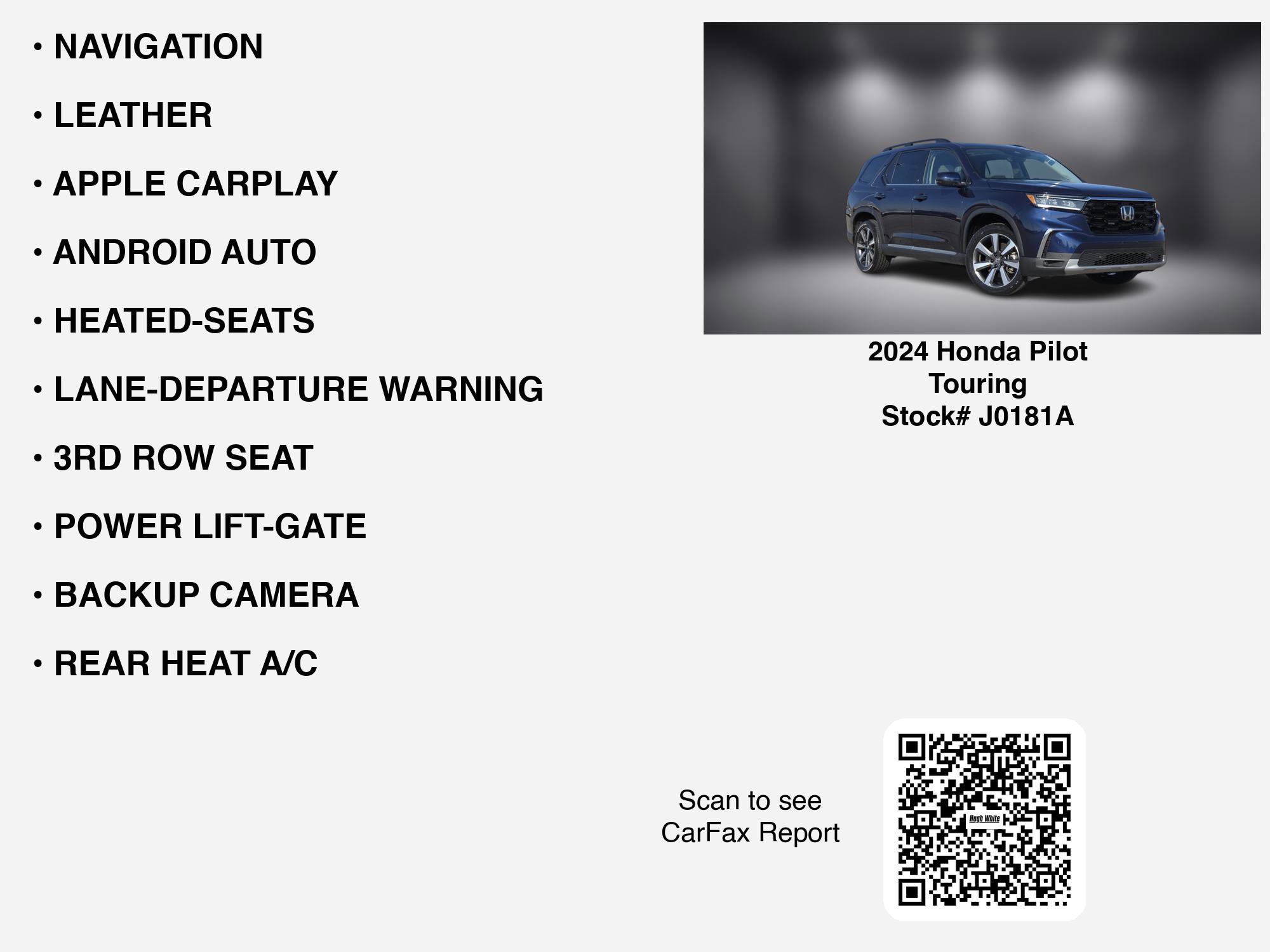 2024 Honda Pilot Touring