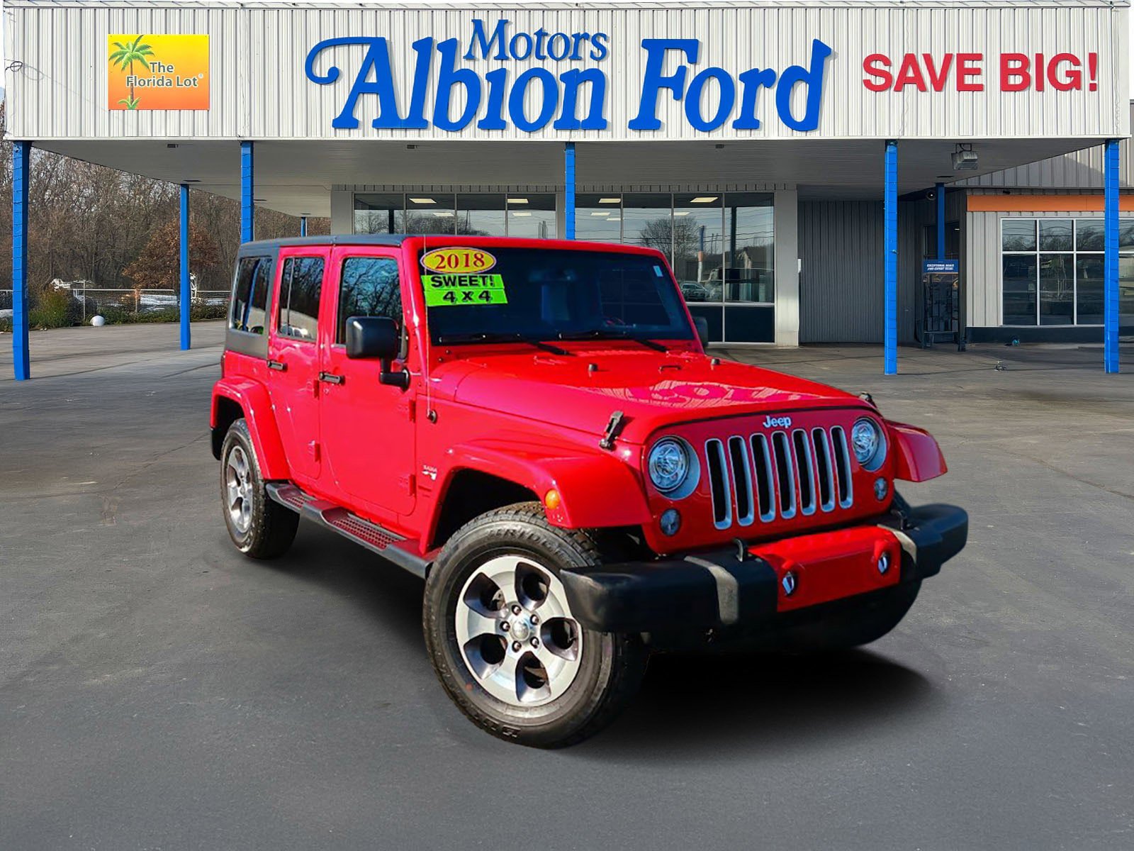 2018 Jeep Wrangler JK Unlimited Sahara 4x4 for sale in Albion, MI
