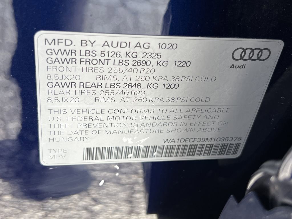 2021 Audi Q3 2.0T Premium