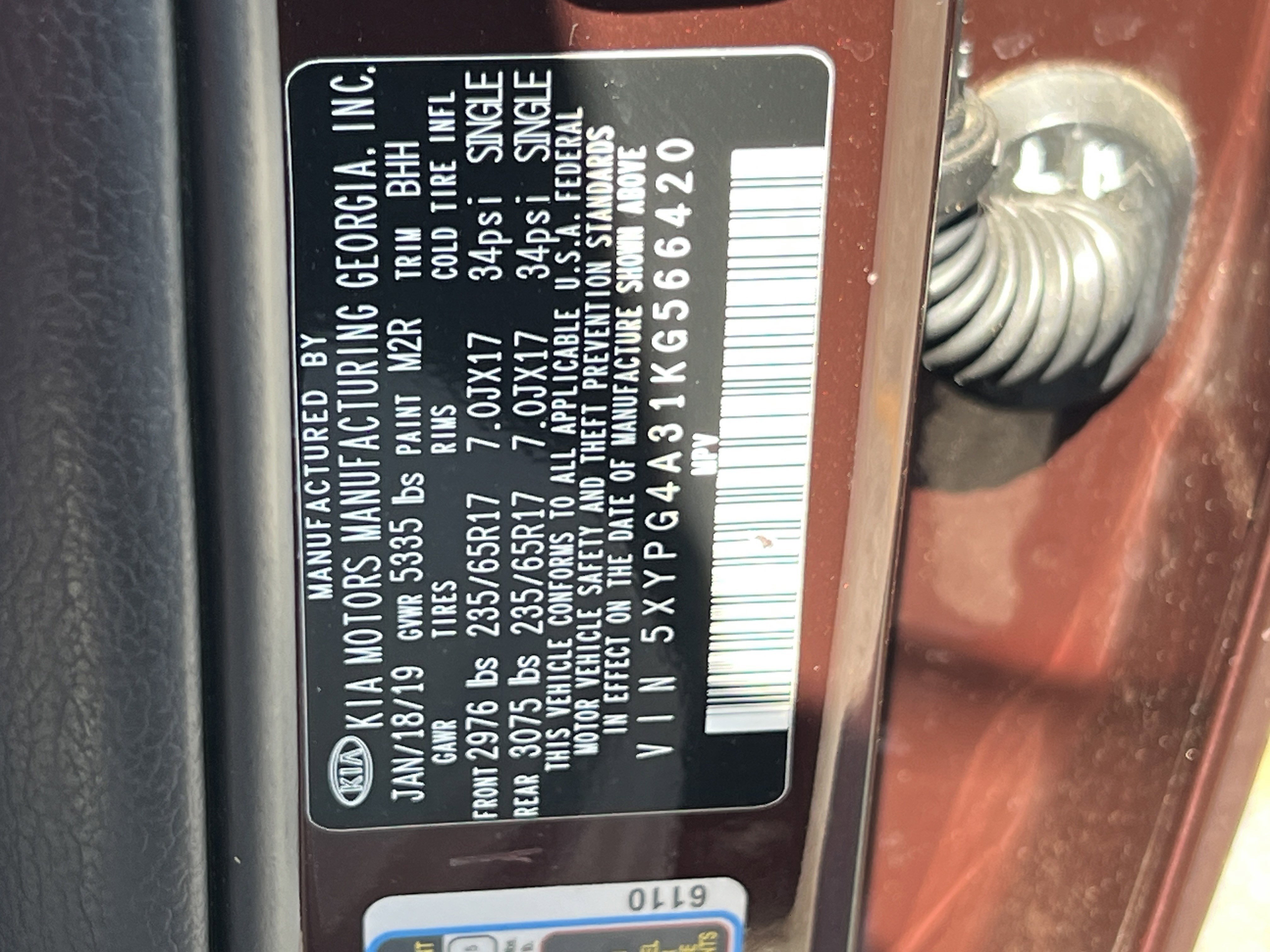 2019 Kia Sorento FWD