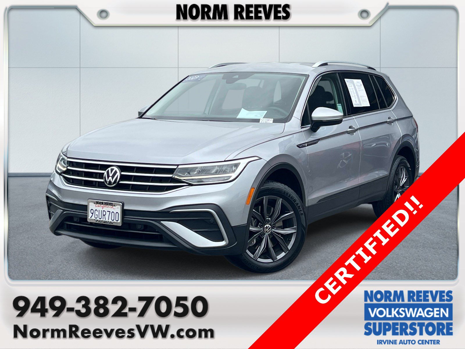 Certified 2023 Volkswagen Tiguan SE