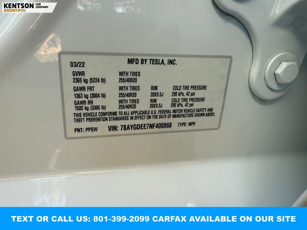 2022 Tesla Model Y Long Range