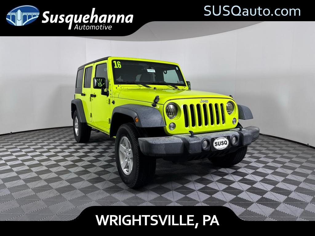Used 2016 Jeep Wrangler Unlimited Sport w/ Quick Order Package 23S