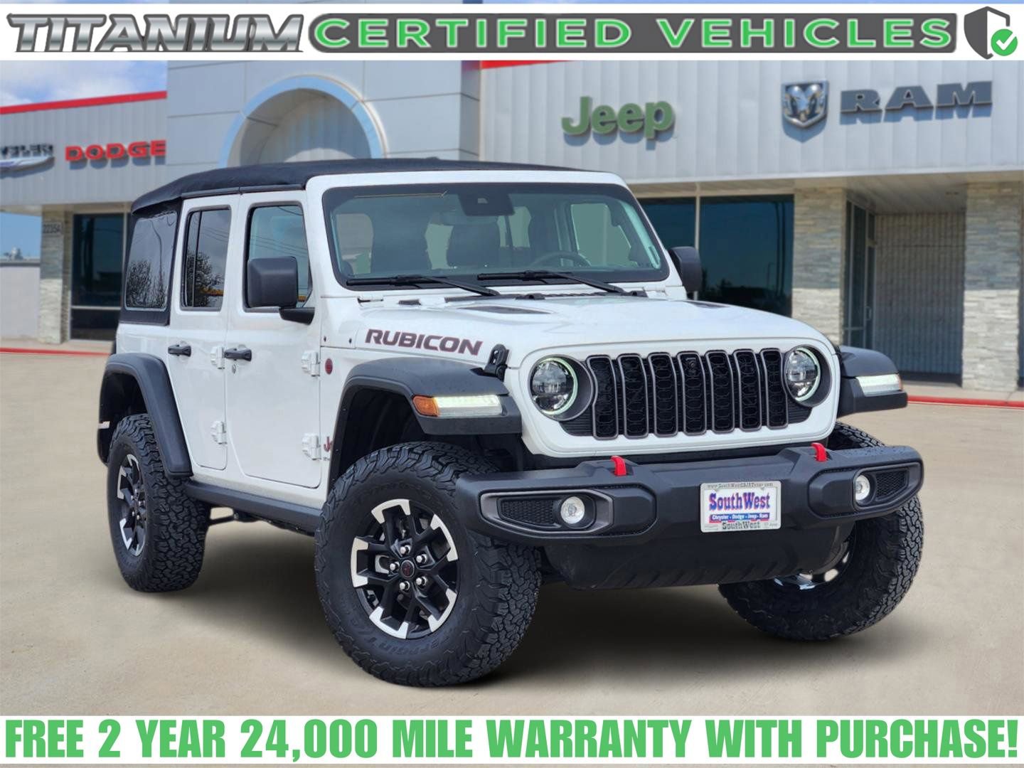 Used 2024 Jeep Wrangler Unlimited Rubicon w/ Technology Group