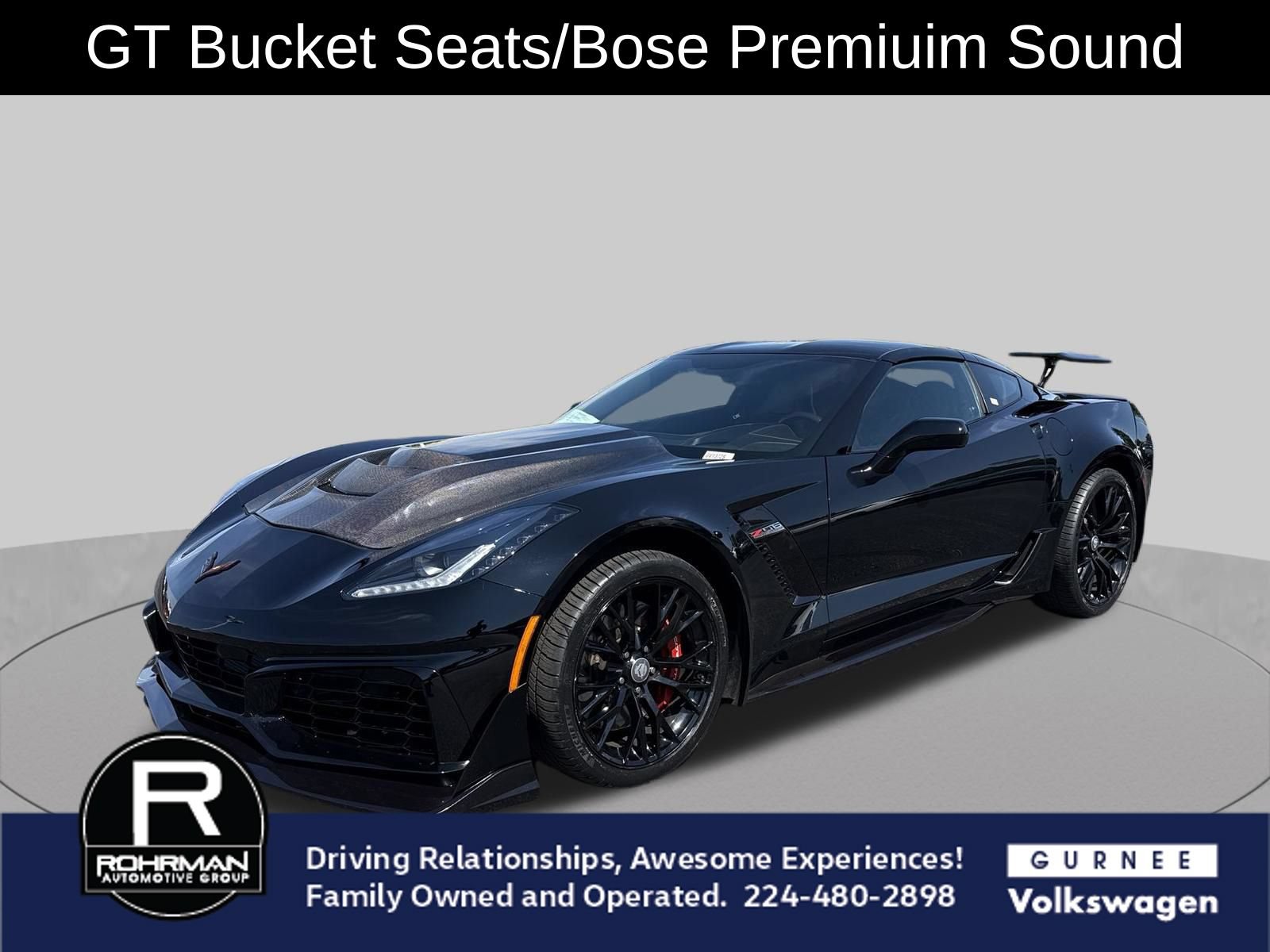 Used 2019 Chevrolet Corvette Z06 w/ Battery Protection Package