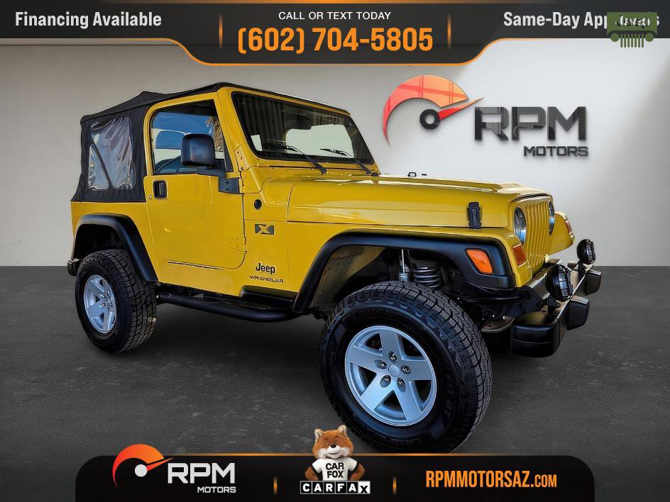 Used 2004 Jeep Wrangler X w/ Full Face Tire & Wheel Group