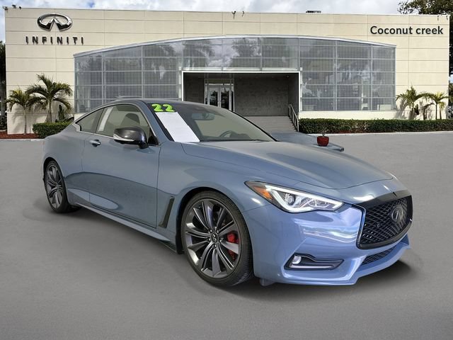 Used 2022 INFINITI Q60 Red Sport 400 w/ Carbon Fiber Package