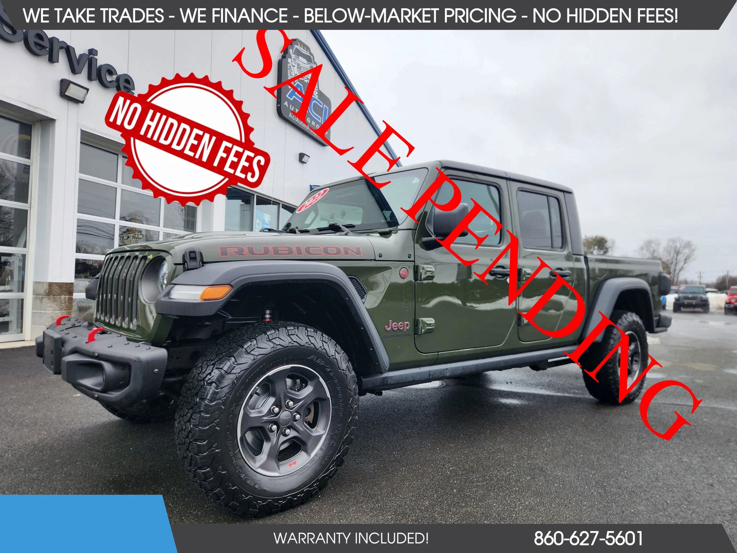 Used 2022 Jeep Gladiator Rubicon w/ LED Lighting Group