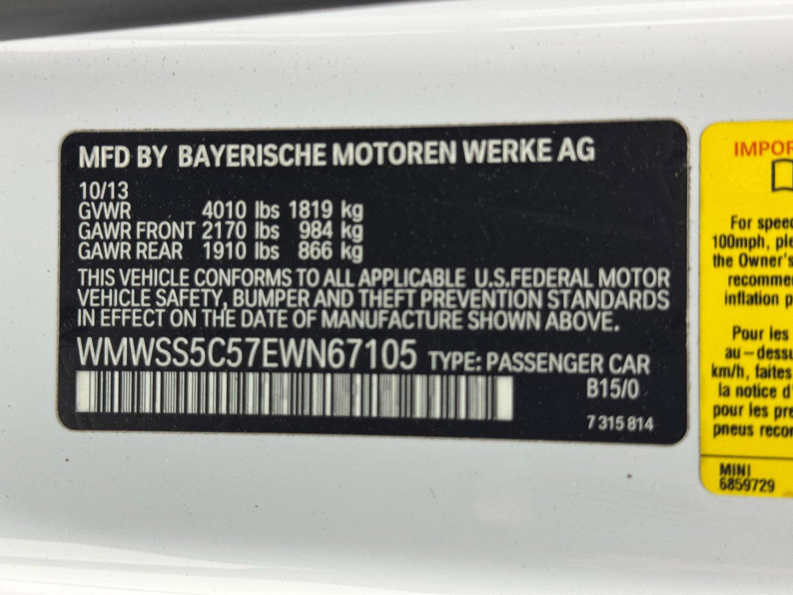 2014 MINI Cooper Paceman S