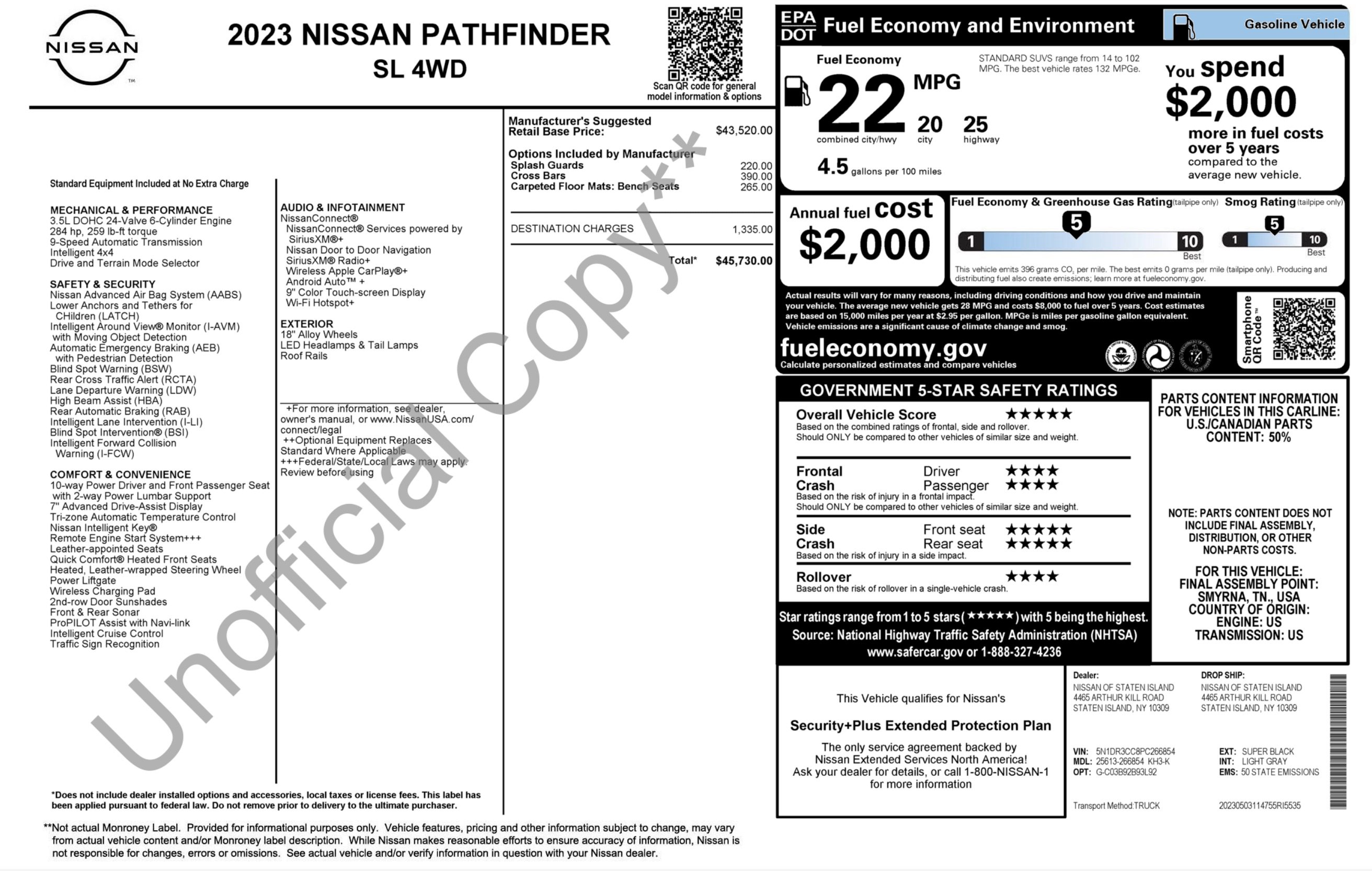 2023 Nissan Pathfinder SL