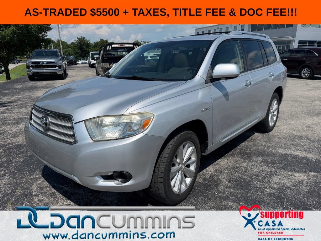 Used 2008 Toyota Highlander 4WD Hybrid w/ Popular Pkg