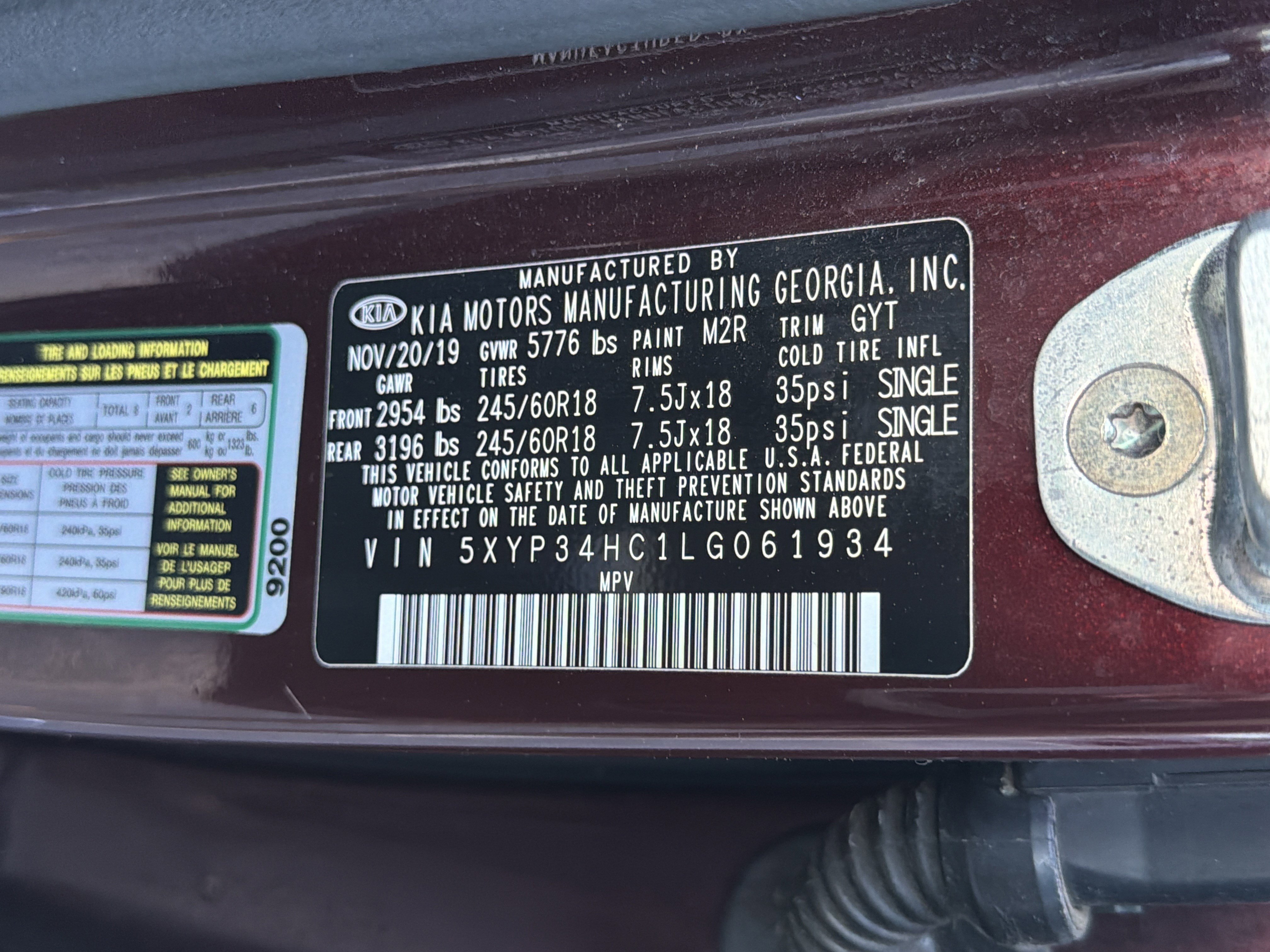 2020 Kia Telluride EX